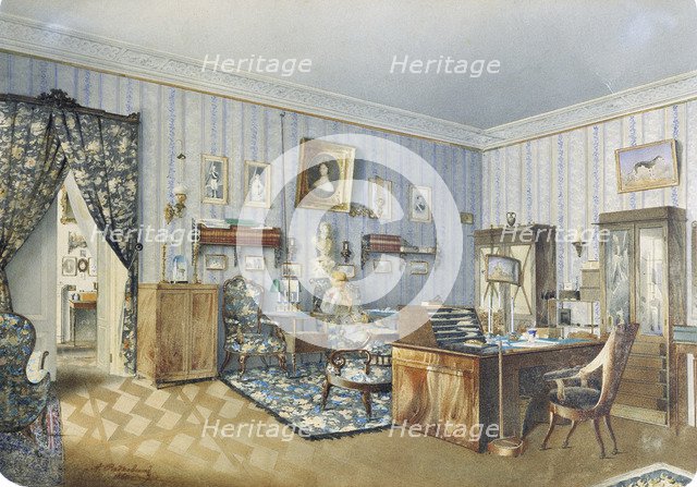 Interior, 1860.  Creator: Redkovsky, Andrei Alexeevich (1831-1909).