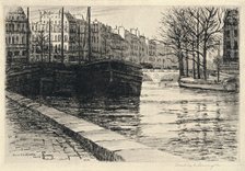'The Pont St Michel', 1915. Artist: Caroline Helena Armington.