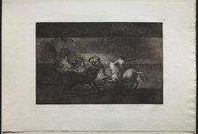 Bullfights: The Death of Pepe Illo (3rd Composition), 1876. Creator: Francisco de Goya (Spanish, 1746-1828).