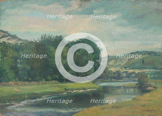 Landscape near Kosice, 1952. Creator: Peter Konecný.