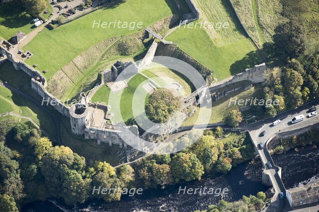 Barnard Castle and bridge, County Durham, 2017. Creator: Historic England.