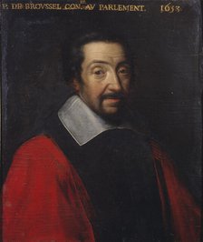 Portrait de Pierre Broussel (1576-1654), conseiller au parlement de Paris, 1653. Creator: Ecole Francaise.
