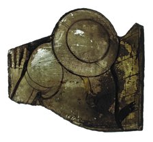 Glass Fragment, European, late 15th century. Creator: Unknown.