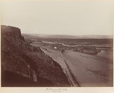 Mt. Hood and the Dalles, Columbia River, 1867. Creator: Carleton Emmons Watkins.