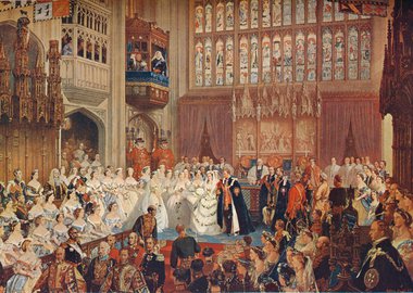 Thumbnail image of The Marriage of the Prince of Wales, 1863 (1906). Artist: Unknown.