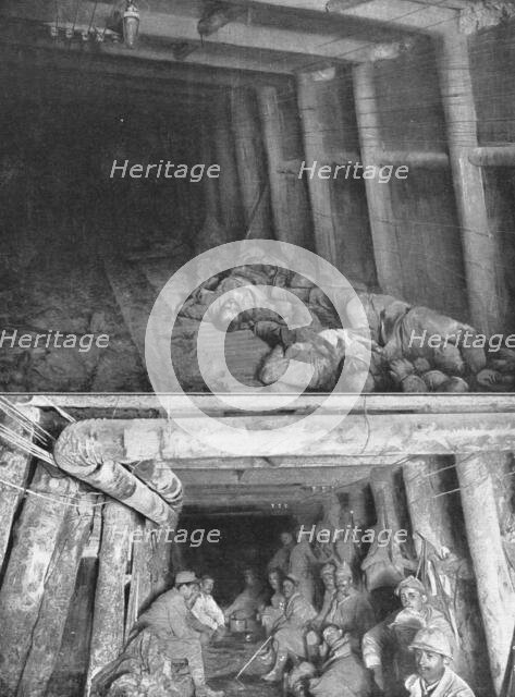 French success at Verdun; One of the Mort-Homme tunnels recaptured on August 20, 1917..., 1917. Creator: Unknown.