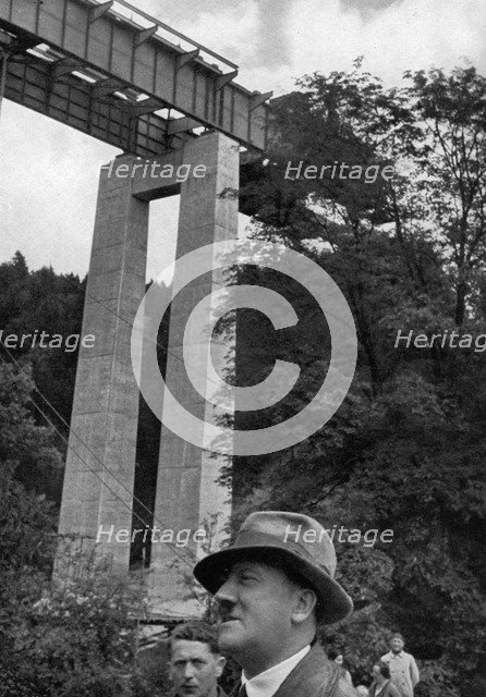 The bridge over the Mangfall River valley, south-east of Munich, Germany, 1935. Artist: Unknown