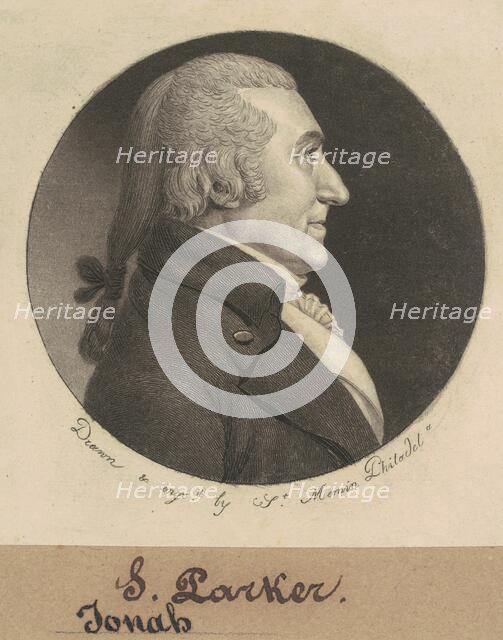 Josiah Parker, 1799. Creator: Charles Balthazar Julien Févret de Saint-Mémin.