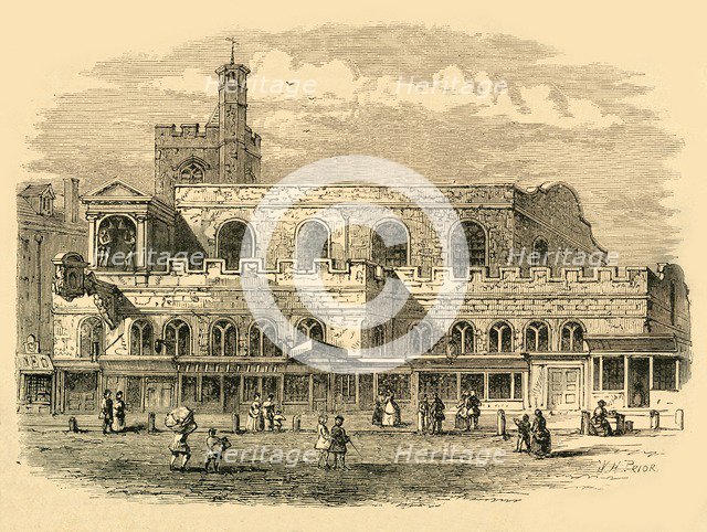 'Old St. Dunstan's Church, 1814', (1897). Creator: Unknown.