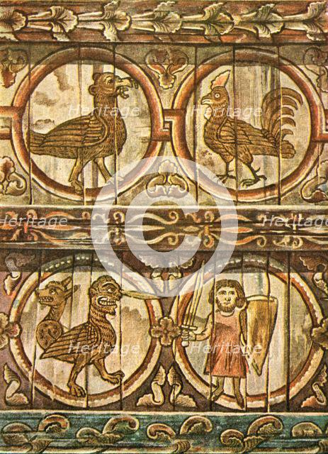 Bestiary ceiling, Metz, France, (1928). Creator: Unknown.