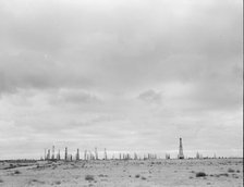 Oil fields, Kern County, California, 1938. Creator: Dorothea Lange.