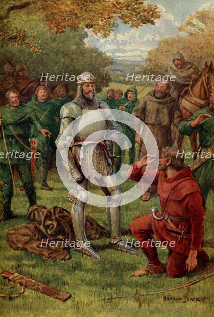 'The King! The King!', 1932.  Creator: Howard Davie.