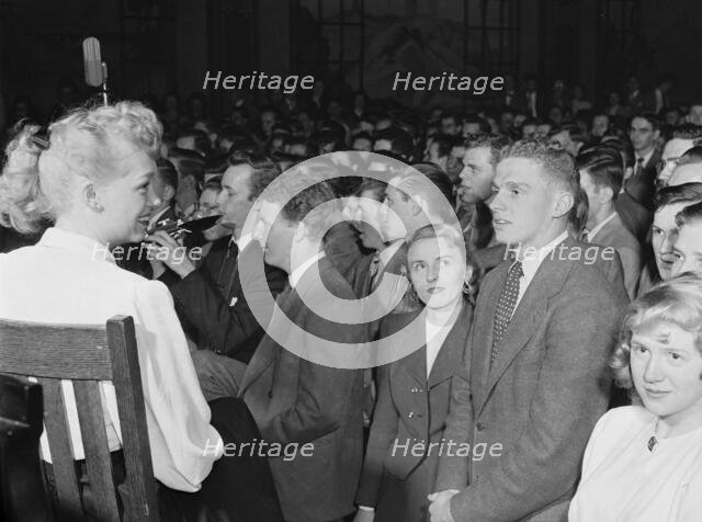 Portrait of June Christy, 1947 or 1948. Creator: William Paul Gottlieb.