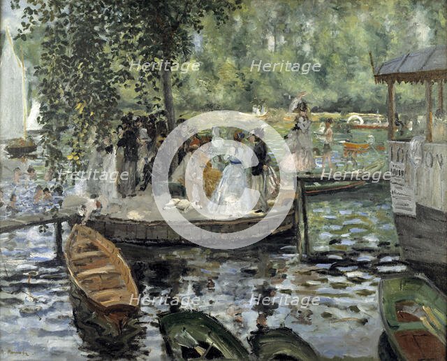 La Grenouillère, 1869. Creator: Pierre-Auguste Renoir.