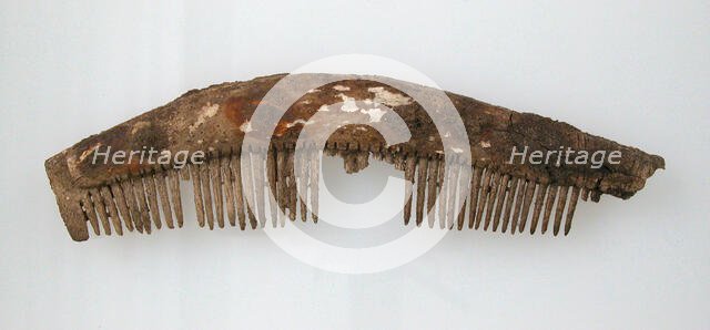 One Edged Comb, Frankish, 7th century. Creator: Unknown.