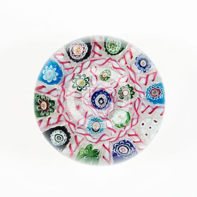 Paperweight, Clichy, 19th century. Creator: Clichy Glassworks.