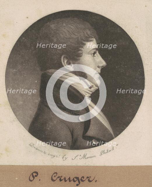 Bertram Peter Cruger, 1802. Creator: Charles Balthazar Julien Févret de Saint-Mémin.