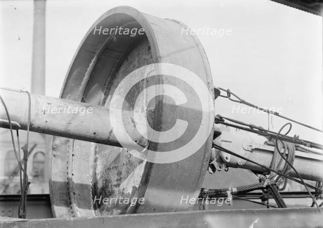 Mast From U.S.S. 'Maine', 1914. Creator: Harris & Ewing.