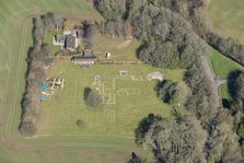 Excavated remains of Rockbourne Roman Villa, West Park, near Fordingbridge, Hampshire, 2016. Creator: Historic England.