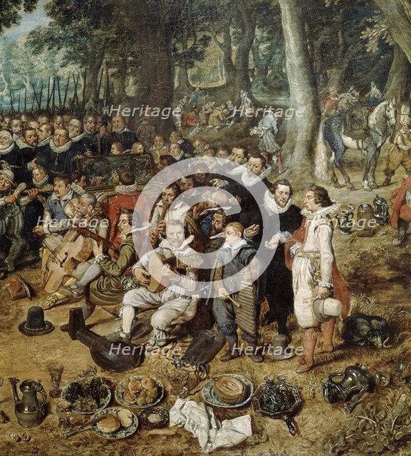 'Allegory of the Truce of 1609 between the Netherlands and Spain', detail, 17th century. Artist: Adriaen van de Venne