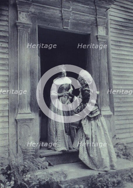 How d'y do?, c1900. Creator: Frances S. Allen.