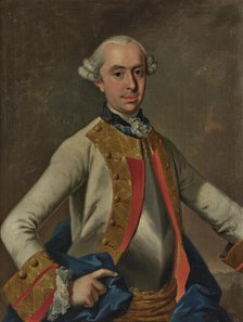 Portrait of Prince Christian Carl of Stolberg-Gedern (1725-1764), 18th century. Creator: Anonymous.