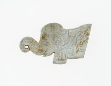 Elephant Pendant, Shang period, 13th-11th century B.C. Creator: Unknown.