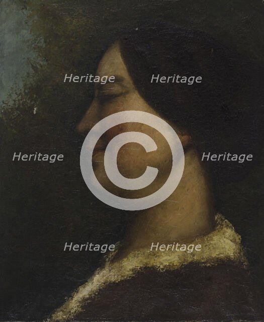 Portrait de femme, c.1855. Creator: Gustave Courbet.