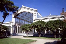 Greenhouse of the Ciudadela Park, 19th century. Creator: Amargós i Samaranch, Josep (1849-1918).