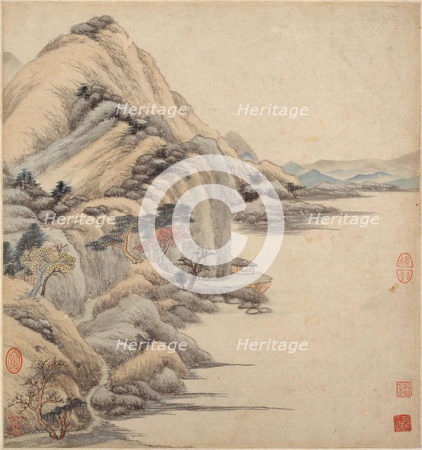 Landscapes in the styles of ancient masters, 17th century. Creator: Wang Jian.