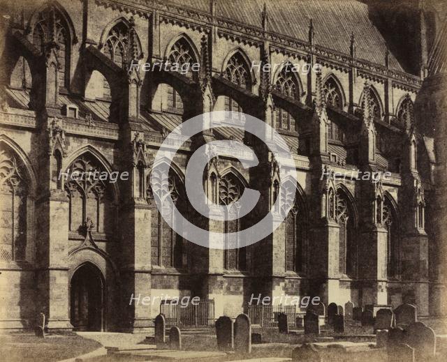 South Side Beverley Minster, 1860. Creator: Col. Alfred Capel-Cure (British, 1826-1896).