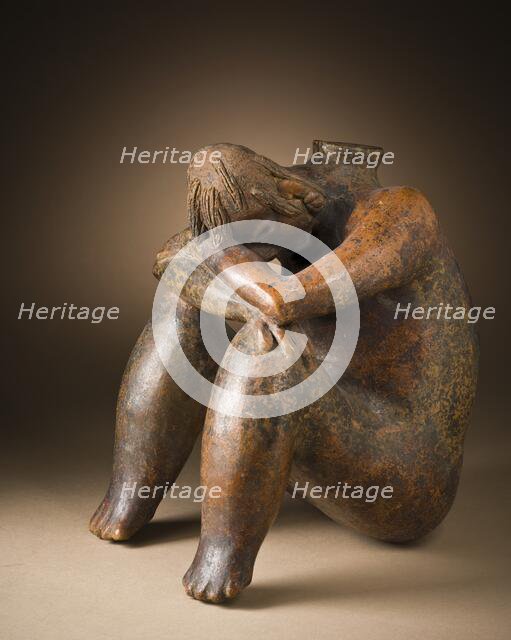 Seated Male Figure, 200 B.C.-A.D. 500. Creator: Unknown.