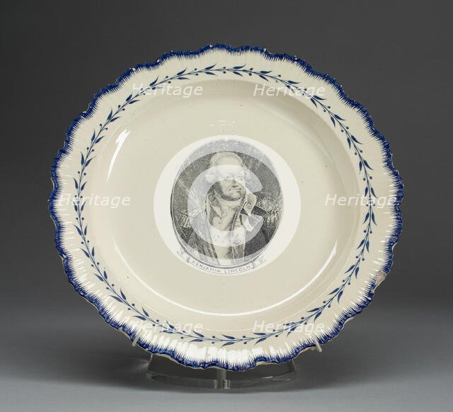 Plate, c. 1790. Creator: Unknown.