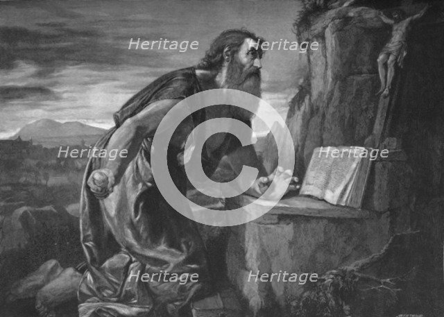 'St. Jerome in the Wilderness', c1525-1530, (1896). Artist: Unknown.