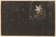 The Star of the Kings: a Night Piece, c. 1651. Creator: Rembrandt Harmensz van Rijn.