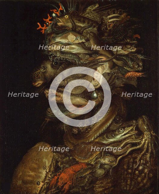 Allegory of water, ca 1566. Creator: Arcimboldo, Giuseppe, Circle of  .