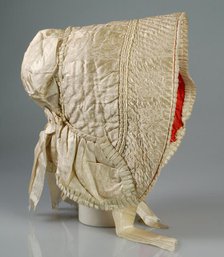 Bonnet, American, ca. 1835. Creator: Unknown.