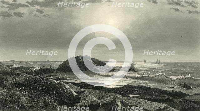 'Indian Rock, Narragansett', 1872.  Creator: Samuel Valentine Hunt.