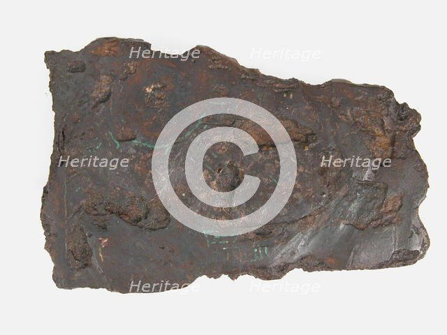 Counter Plate Fragment of a Belt Buckle, Frankish, 6th-7th century. Creator: Unknown.