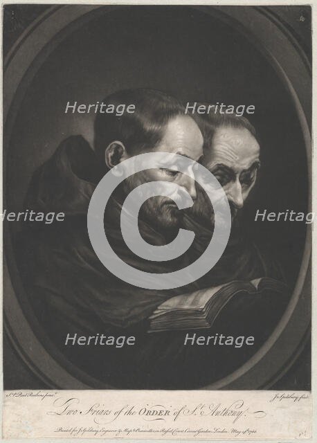 Two Friars of the Order of Saint Anthony, 1766. Creator: Jonathan Spilsbury.