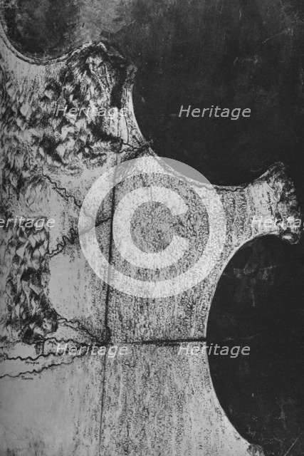 'Bird's-Eye View of the Coast of Italy, North of Terracina', c1480 (1945). Artist: Leonardo da Vinci.