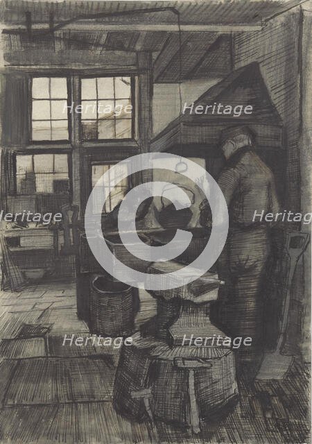 Forge, 1882. Creator: Gogh, Vincent, van (1853-1890).