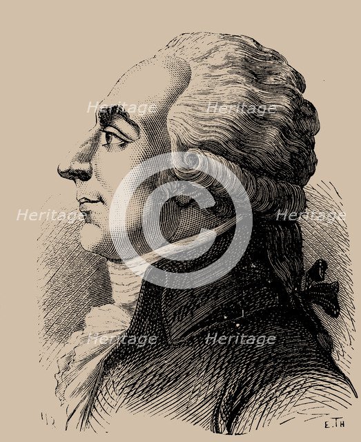 Jean Baptiste Baron de Cloots du Val-de-Grâce, known as Anacharsis Cloots (1755-1794), 1889.