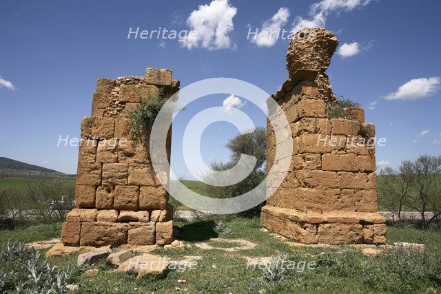 The north gate at Thuburbo Majus, Tunisia. Artist: Samuel Magal