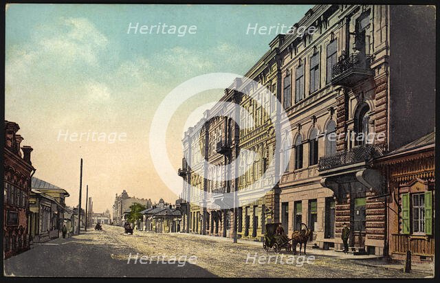 Irkutsk. 6th Soldiers Street. Zamiatin House, 1904-1914. Creator: Unknown.