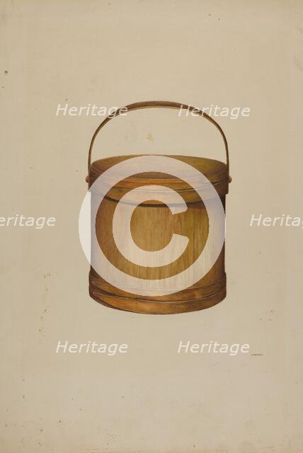 Sap Pail, c. 1938. Creator: G. A. Spangenberg.