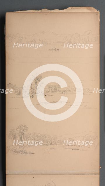 Sketchbook, page 05: "Bethel ME Aug 19th", 1859. Creator: Sanford Robinson Gifford (American, 1823-1880).