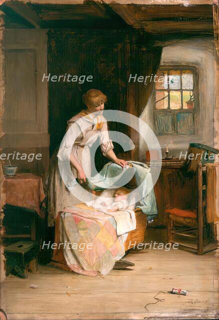 A Happy Home, 1875-1899. Creator: John Burr.