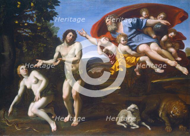 The Rebuke of Adam and Eve, 1626. Creator: Domenichino.