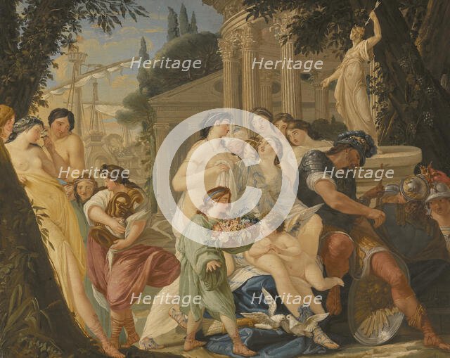 Scene from Antiquity, 1746. Creator: Johan Frederik Horling.